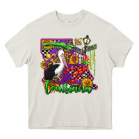 Cream louisiana Heavy Core Tee - OliviaCreatesArt