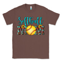 Chestnut western leopard  sunflowers glitter mom softball Classic Tee - Artiststas