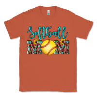 Copper western leopard  sunflowers glitter mom softball Classic Tee - Artiststas