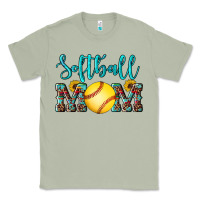 Matcha western leopard  sunflowers glitter mom softball Classic Tee - Artiststas