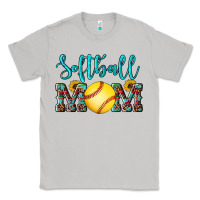 Moon Dust western leopard  sunflowers glitter mom softball Classic Tee - Artiststas
