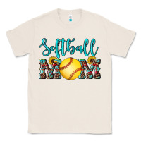 Natural western leopard  sunflowers glitter mom softball Classic Tee - Artiststas
