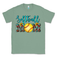 Sage western leopard  sunflowers glitter mom softball Classic Tee - Artiststas