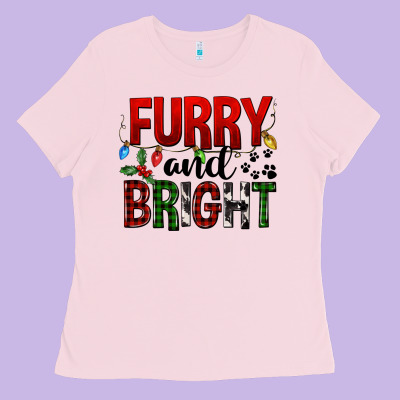 Furry And Bright Ladies Tee Designed By Fadigitalartstudio