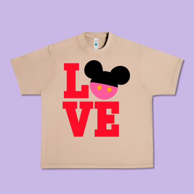 Minnie Mouse Urban Heavy Tee Designed By Cowhidedigitalart