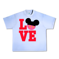 Grape Ice Minnie Mouse Urban Heavy Tee - CowhideDigitalArt