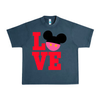 Midnight Navy Minnie Mouse Urban Heavy Tee - CowhideDigitalArt
