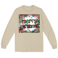 Mushroom merry Christmas Long Sleeve Tee - CowhideDigitalArt