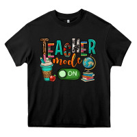 Black teacher mode on Heavy Core Tee - OliviaCreatesArt