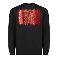 Black Valentine's Day Brushstrokes Heavyweight Sweatshirt - RanaPortraitStore