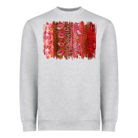 Heather Grey Valentine's Day Brushstrokes Heavyweight Sweatshirt - RanaPortraitStore
