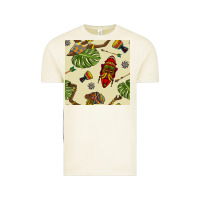Vintage Arctic african woman and mask seamless pattern Vintage Tee - BundleAndBundleShop
