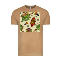Vintage Camel african woman and mask seamless pattern Vintage Tee - BundleAndBundleShop