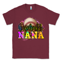 Burgundy baseball nana Classic Tee - OliviaCreatesArt