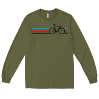 Army Green bike stripes Long Sleeve Tee - artisFamous