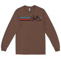 Chestnut bike stripes Long Sleeve Tee - artisFamous