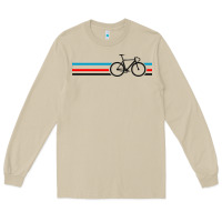 Mushroom bike stripes Long Sleeve Tee - artisFamous
