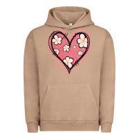 Pigment Burro floral pink glitter heart Urban Hoodie - Jasminsmagicworld