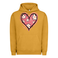Pigment Peanut Butter floral pink glitter heart Urban Hoodie - Jasminsmagicworld