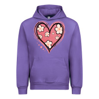 Tulip floral pink glitter heart Urban Hoodie - Jasminsmagicworld