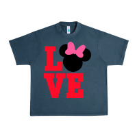 Midnight Navy Minnie Mouse Urban Heavy Tee - CowhideDigitalArt
