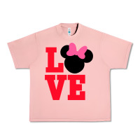 Salmon Minnie Mouse Urban Heavy Tee - CowhideDigitalArt