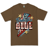 Cacao Back the blue Premium Tee - FaDigitalArtStudio