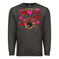 Smoke valentine's german shepherd Premium Sweatshirt - RanaPortraitStore