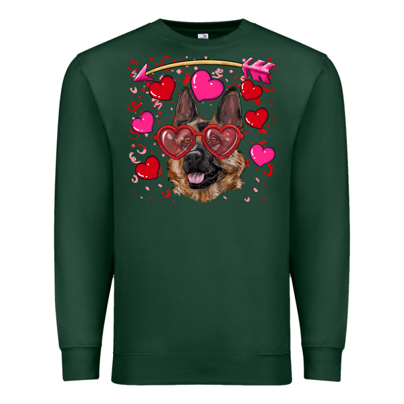 Valentine's German Shepherd Premium Sweatshirt by RanaPortraitStore | Teevron