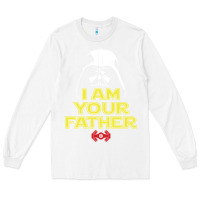 White i am your father darth vader for dark Long Sleeve Tee - artisFamous