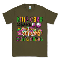 Army Green king cake calories don't count mardi gras Classic Tee - OliviaCreatesArt