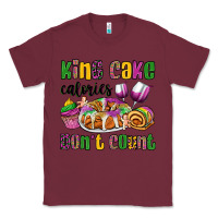 Burgundy king cake calories don't count mardi gras Classic Tee - OliviaCreatesArt