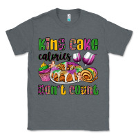 Charcoal Heather king cake calories don't count mardi gras Classic Tee - OliviaCreatesArt