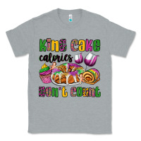 Heather Grey king cake calories don't count mardi gras Classic Tee - OliviaCreatesArt