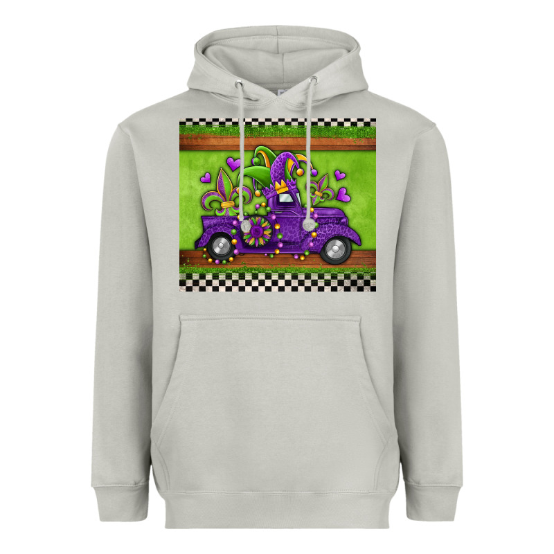 Mardi Gras Truck Heavyweight Hoodie by Jasminsmagicworld | Teevron