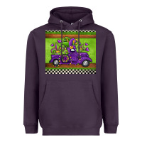 Plum mardi gras truck Heavyweight Hoodie - Jasminsmagicworld