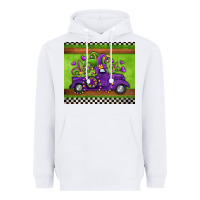 White mardi gras truck Heavyweight Hoodie - Jasminsmagicworld