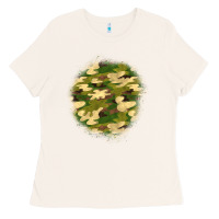 Bone camouflage patch 2 Ladies Tee - BundleAndBundleShop