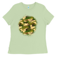 Matcha camouflage patch 2 Ladies Tee - BundleAndBundleShop