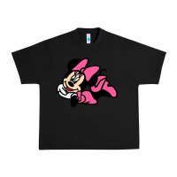 Black Minnie Mouse Urban Heavy Tee - CowhideDigitalArt
