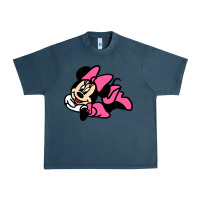 Midnight Navy Minnie Mouse Urban Heavy Tee - CowhideDigitalArt