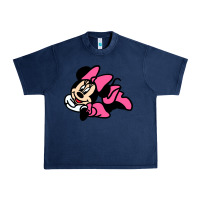 Navy Minnie Mouse Urban Heavy Tee - CowhideDigitalArt