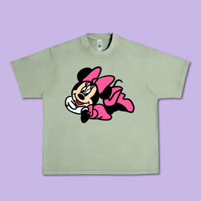 Minnie Mouse Urban Heavy Tee Designed By Cowhidedigitalart