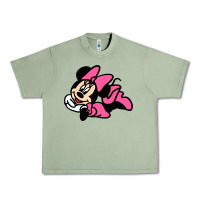 Oil Green Minnie Mouse Urban Heavy Tee - CowhideDigitalArt