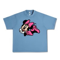 Pebble Blue Minnie Mouse Urban Heavy Tee - CowhideDigitalArt