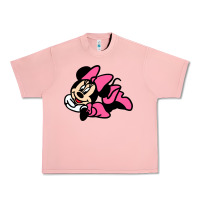 Salmon Minnie Mouse Urban Heavy Tee - CowhideDigitalArt