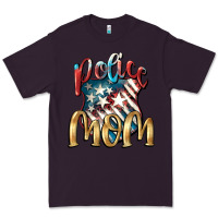 Plum Police Mom Premium Tee - FaDigitalArtStudio