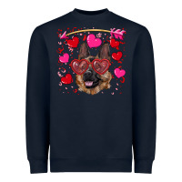 Valentine's German Shepherd Heavyweight Sweatshirt | Teevron
