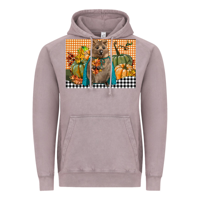 Fall Quokka Vintage Hoodie by LillyAllenDesigns | Teevron