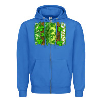 True Royal st patricks day brush stroke Zipper Hoodie - RanaPortraitStore